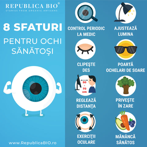 8 sfaturi pentru ochi sănătoşi - Republica BIO