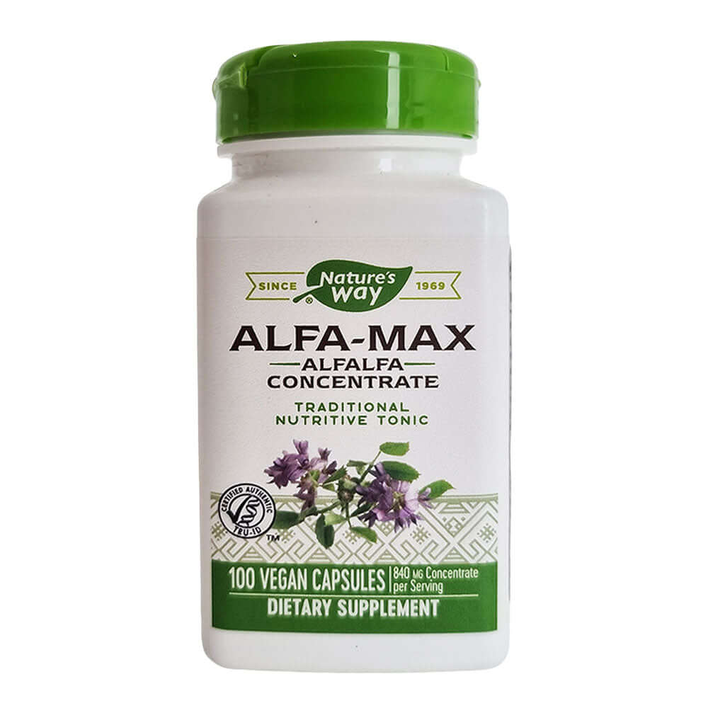 Alfa-Max 100 capsule vegetale Nature\'s Way, natural, Secom
