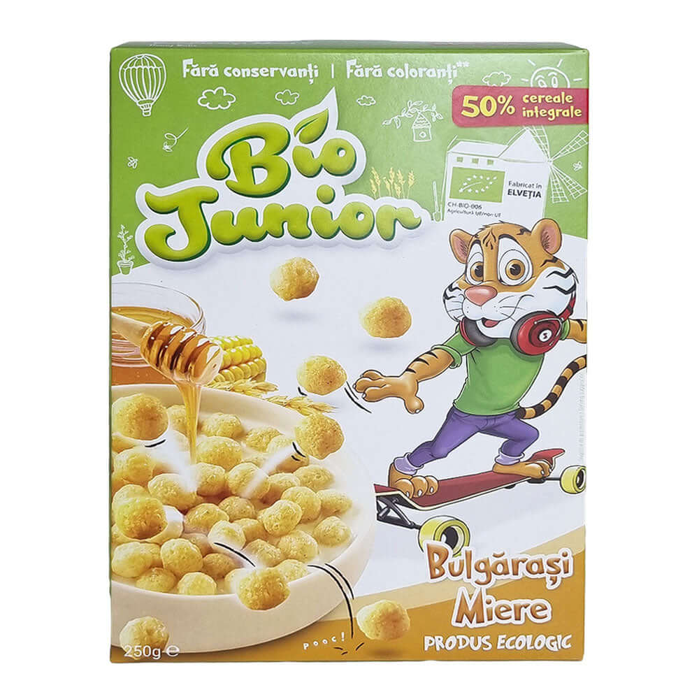 Cereale Bulgarasi Miere Bio Junior, bio, 250 g