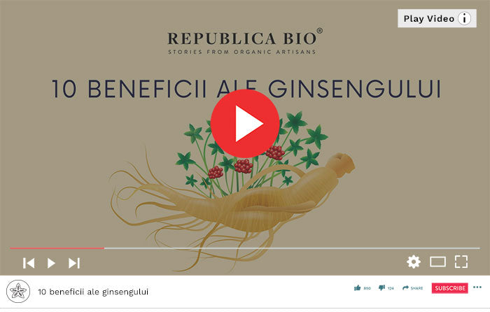 10 beneficii ale ginsengului - Video Republica BIO