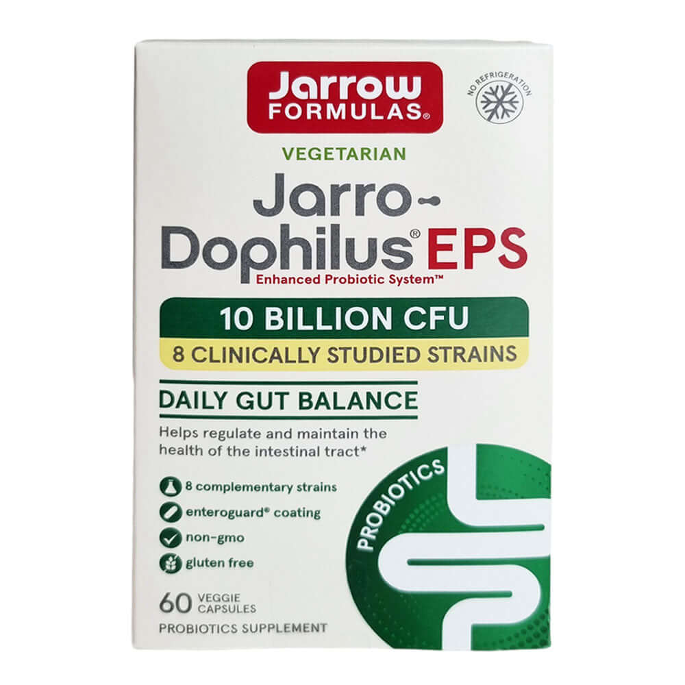 Jarro-Dophilus EPS 60 capsule vegetale filmate gastrorezistente Jarrow Formulas, natural, Secom