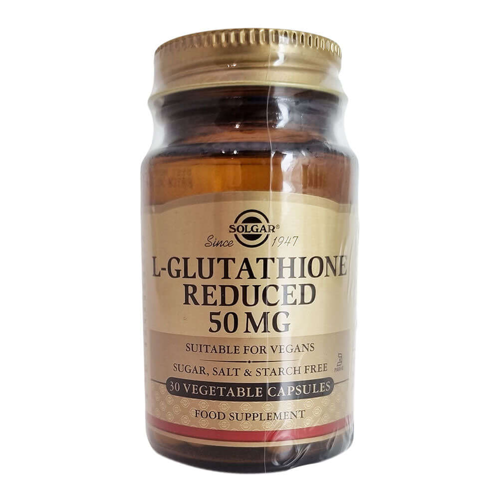 L-GLUTATHIONE (Aminoacid L-glutation redus) 50mg 30 capsule, Solgar, natural