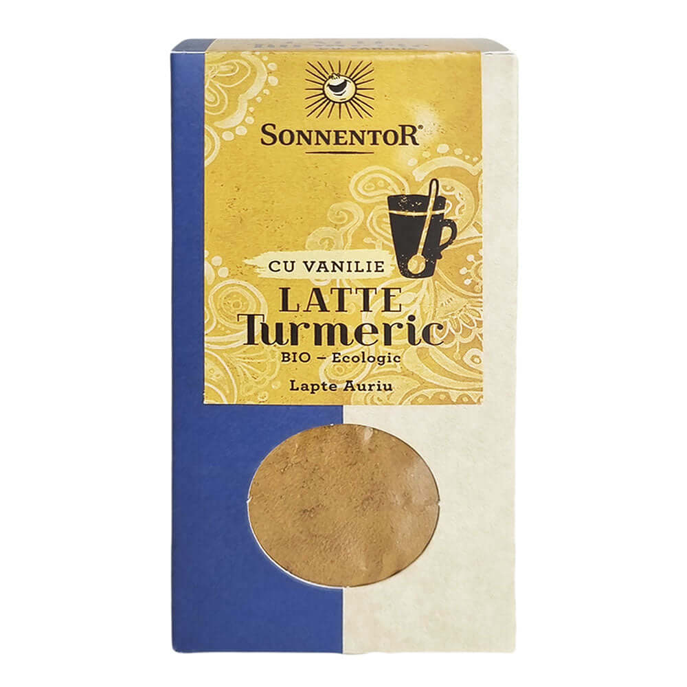 Latte Turmeric cu Vanilie Sonnentor, bio, 60 g