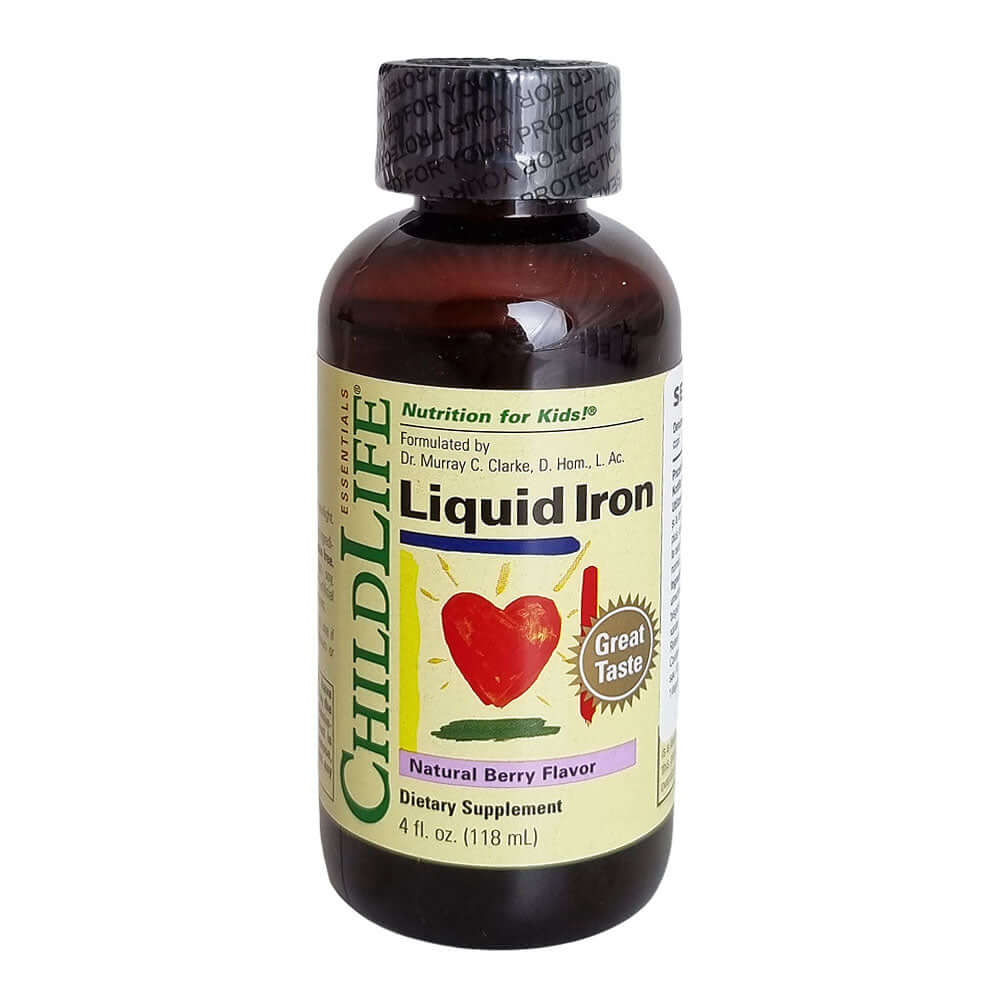 Liquid Iron (Fier lichid) 10mg (gust de fructe) ChildLife Essentials, 118.50 ml, natural, Secom