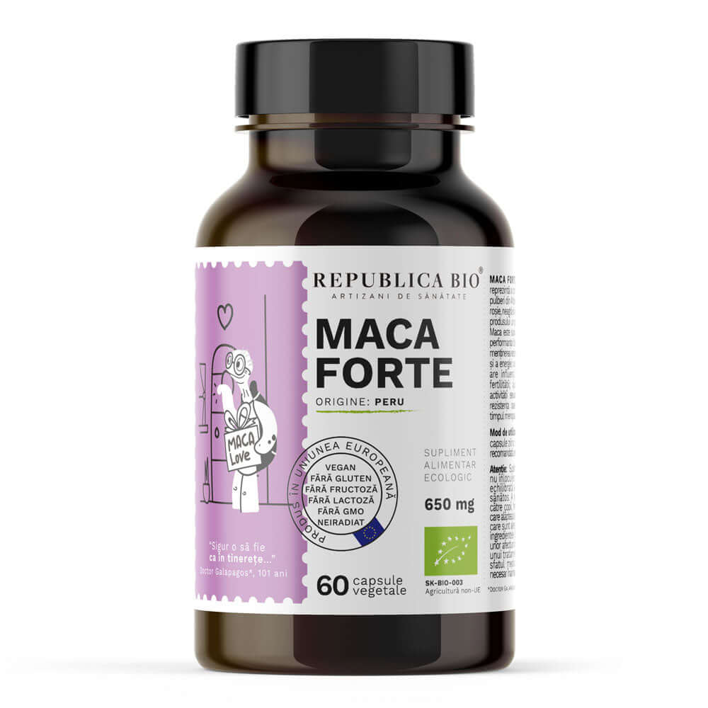 Maca Forte ecologica Republica BIO, 60 capsule