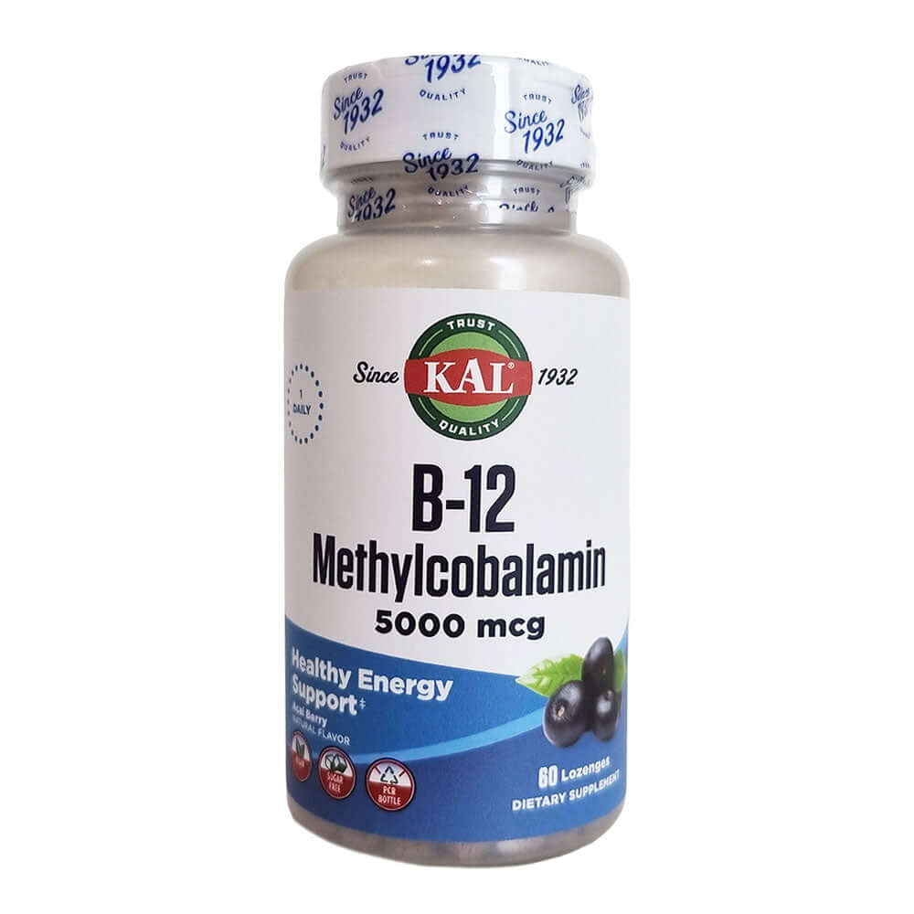 Methylcobalamin (Vitamina B12) 5000mcg KAL, natural, Secom