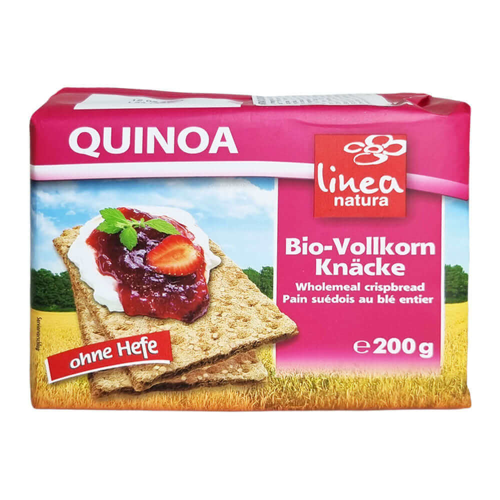 Paine crocanta cu quinoa Linea natura, bio, 200 g, ecologic