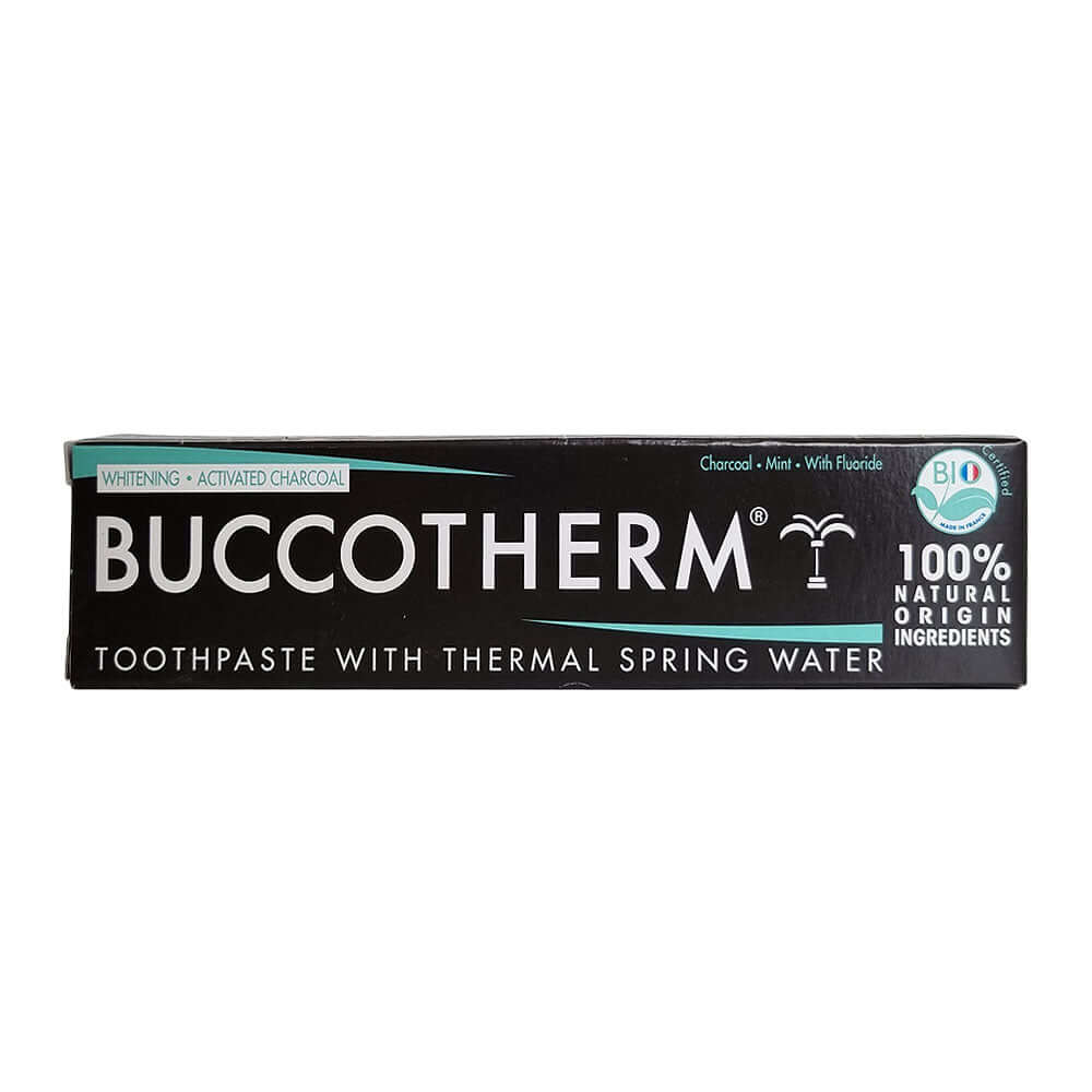 Pasta de dinti pentru protectia smaltului cu carbune activ Buccotherm, bio, 75 ml
