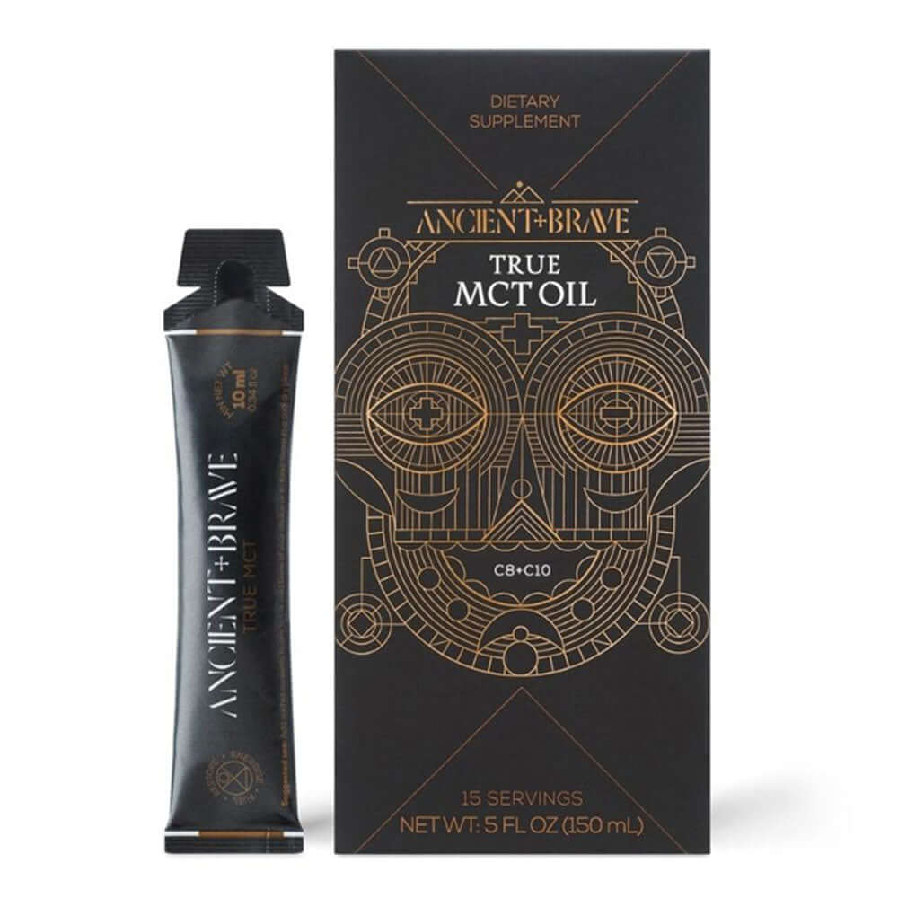 True MCT Oil Ancient and Brave, 150ml (15 plicuri x 10ml), natural