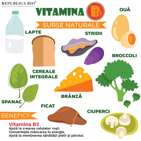 Vitamina B2 - surse naturale - Republica BIO