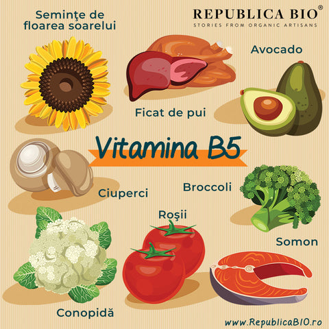 Vitamina B5 - Republica BIO