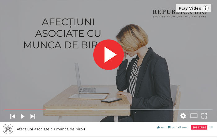 Afecțiuni asociate cu munca de birou - Video Republica BIO