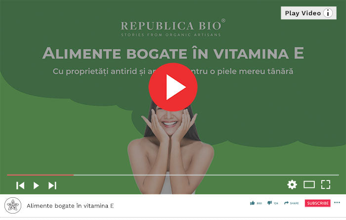 Alimente bogate în vitamina E - Video Republica BIO