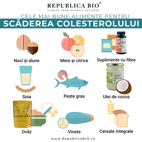 
Cele mai bune alimente pentru scăderea colesterolului - Republica BIO