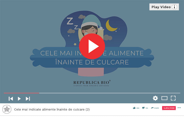 Cele mai indicate alimente înainte de culcare - Video Republica BIO