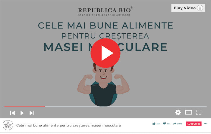 Cele mai bune alimente pentru creșterea masei musculare - Video Republica BIO