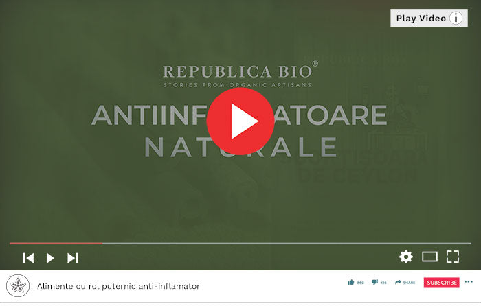 Alimente cu rol puternic antiinflamator - Video Republica BIO