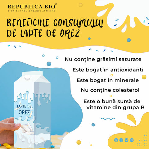 lapte de orez - Republica BIO