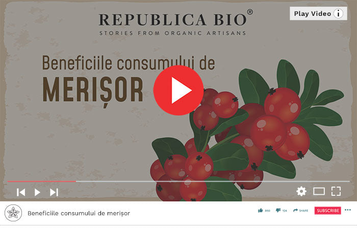 Beneficiile consumului de merișor - Video Republica BIO