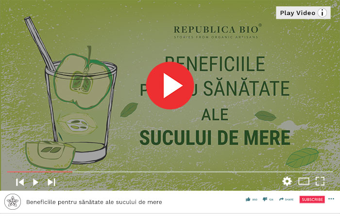 Beneficiile pentru sănătate ale sucului de mere - Video Republica BIO