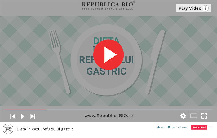 Dieta in cazul refluxului gastric - Video Republica BIO