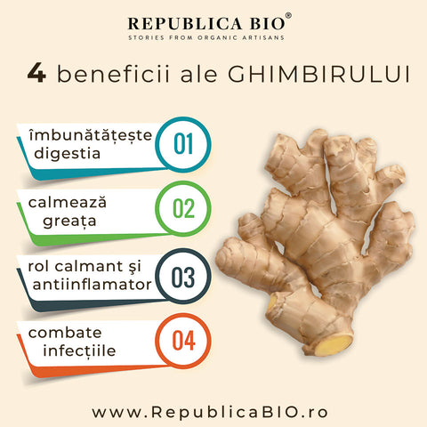 Beneficiile ghimbirului - Republica BIO