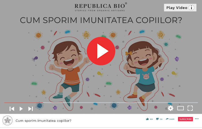 Cum sporim imunitatea copiilor - Video Republica BIO