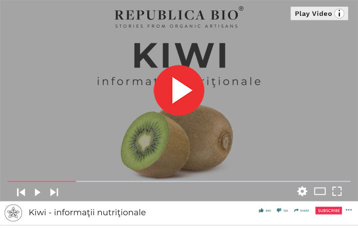 Kiwi - Informaţii nutriţionale - Republica BIO