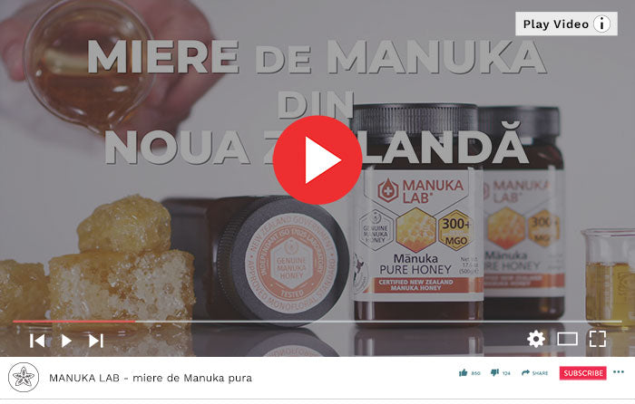 Mierea de Manuka MANUKA LAB - Video Republica BIO