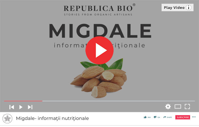 Migdale - informatii nutritionale - Republica BIO