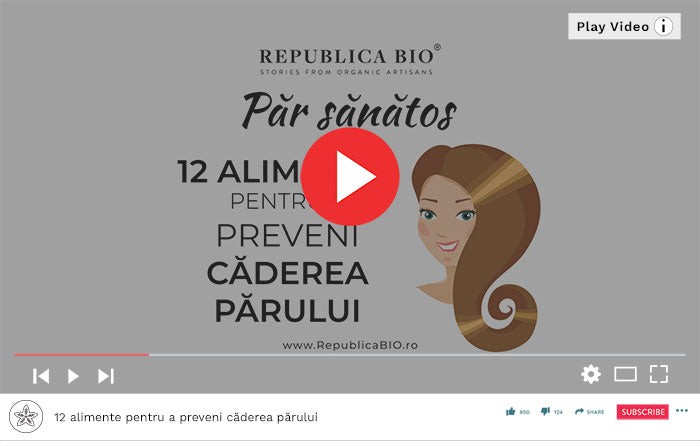 12 alimente pentru a preveni căderea părului - Video Republica BIO