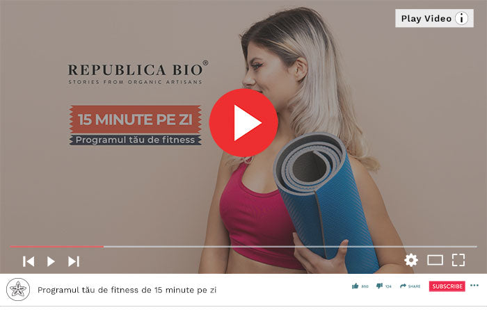 Programul tău de fitness de 15 minute pe zi - Video Republica BIO