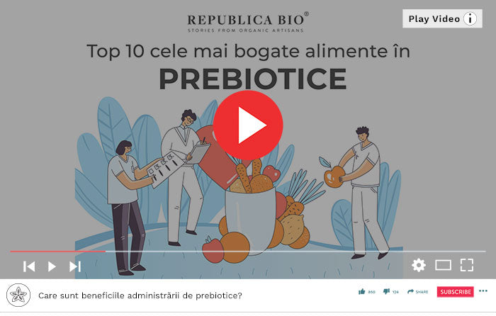 Top alimente bogate în prebiotice - Video Republica BIO