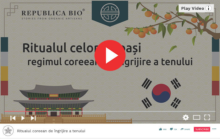 Ritualul coreean de îngrijire a tenului - Video Republica BIO