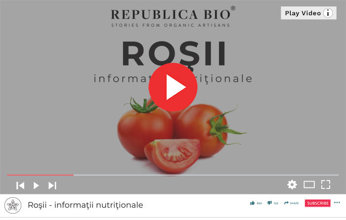 Roşii - Informaţii nutriţionale - Republica BIO