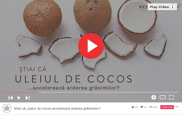 uleiul de cocos accelerează arderea grăsimilor - Video Republica BIO