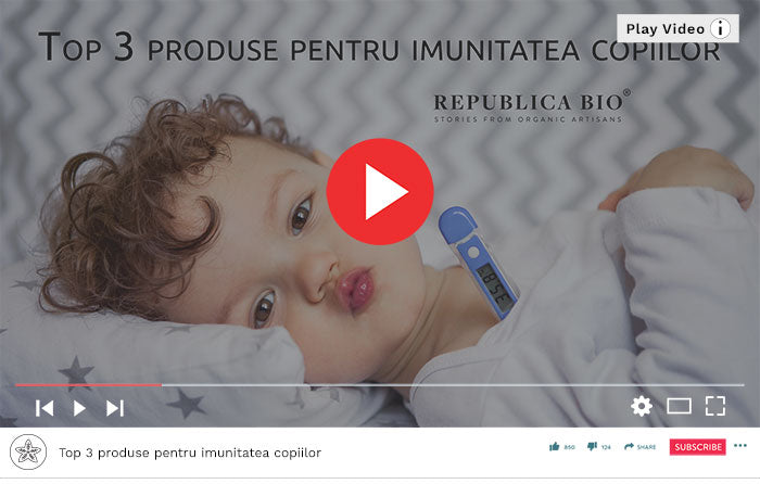 Top 3 produse pentru imunitatea copiilor - Video Republica BIO