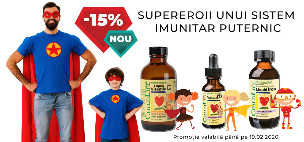 NOU! Suplimente pentru copii ChildLife Essentials cu reducere de -15%