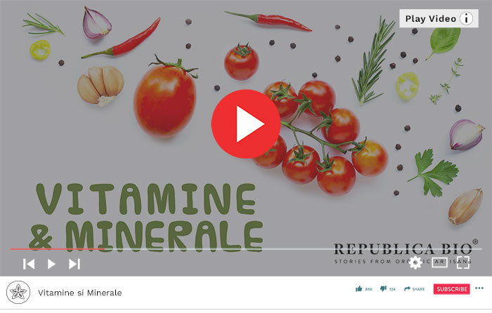 Vitamine si Minerale - Video Republica BIO