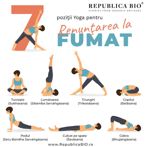 7 pozitii de yoga pentru renunţarea la fumat - Republica BIO