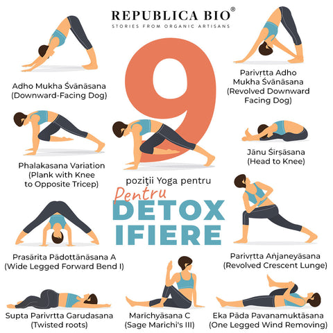 9 poziţii Yoga pentru Detoxifiere - Republica BIO