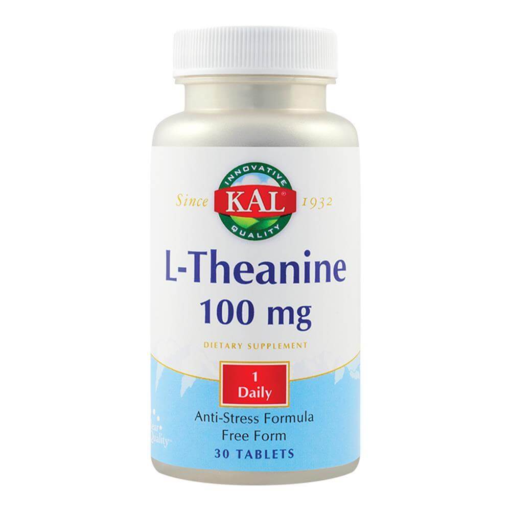L-Theanine 100mg 30 tablete ActivTab KAL, natural, Secom