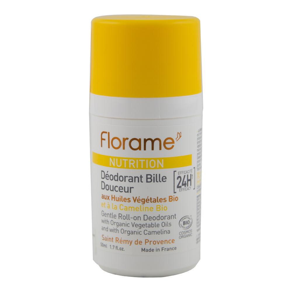 Deodorant cu bila hidratant Florame, bio, 50ml