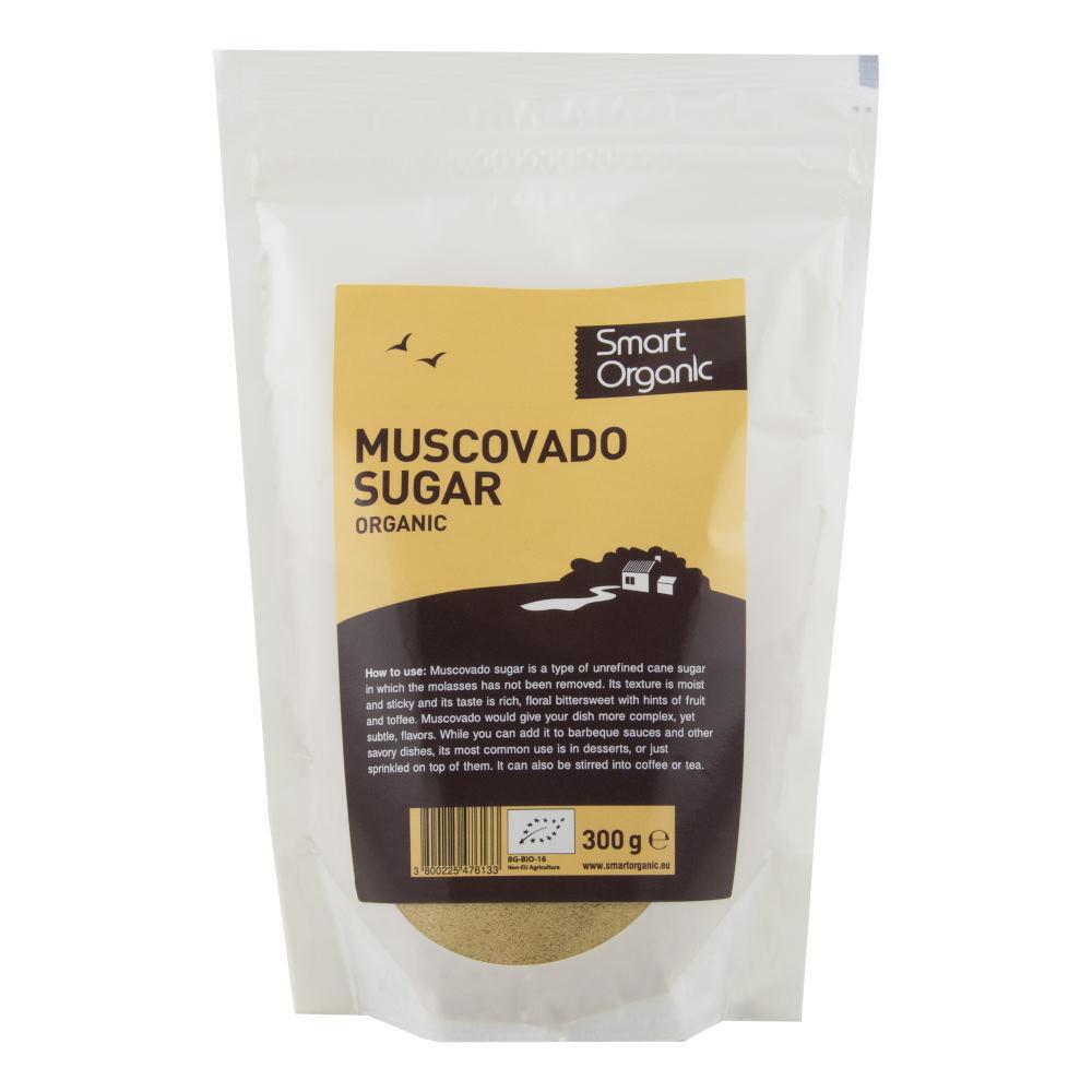 Zahar brun Muscovado Smart Organic bio, 300 g