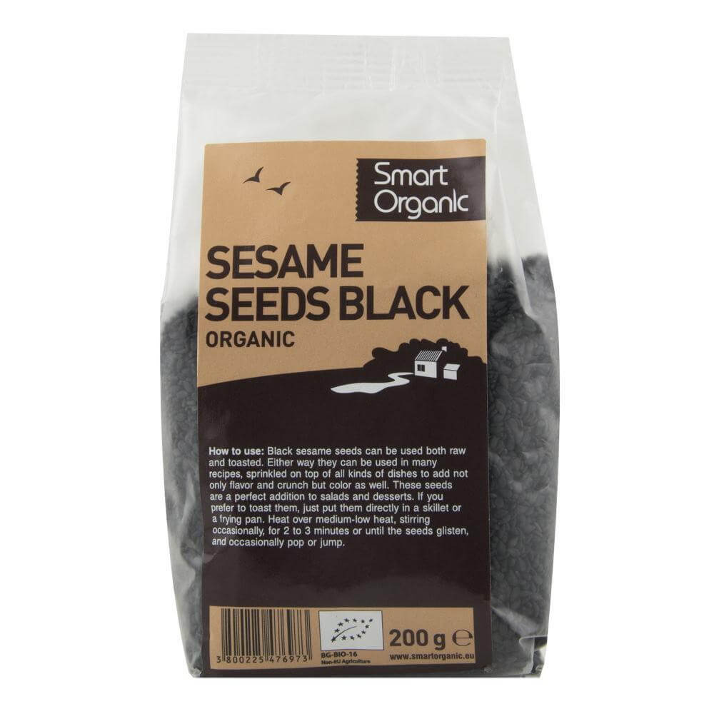 Seminte de susan negru Smart Organic, bio, 200 g