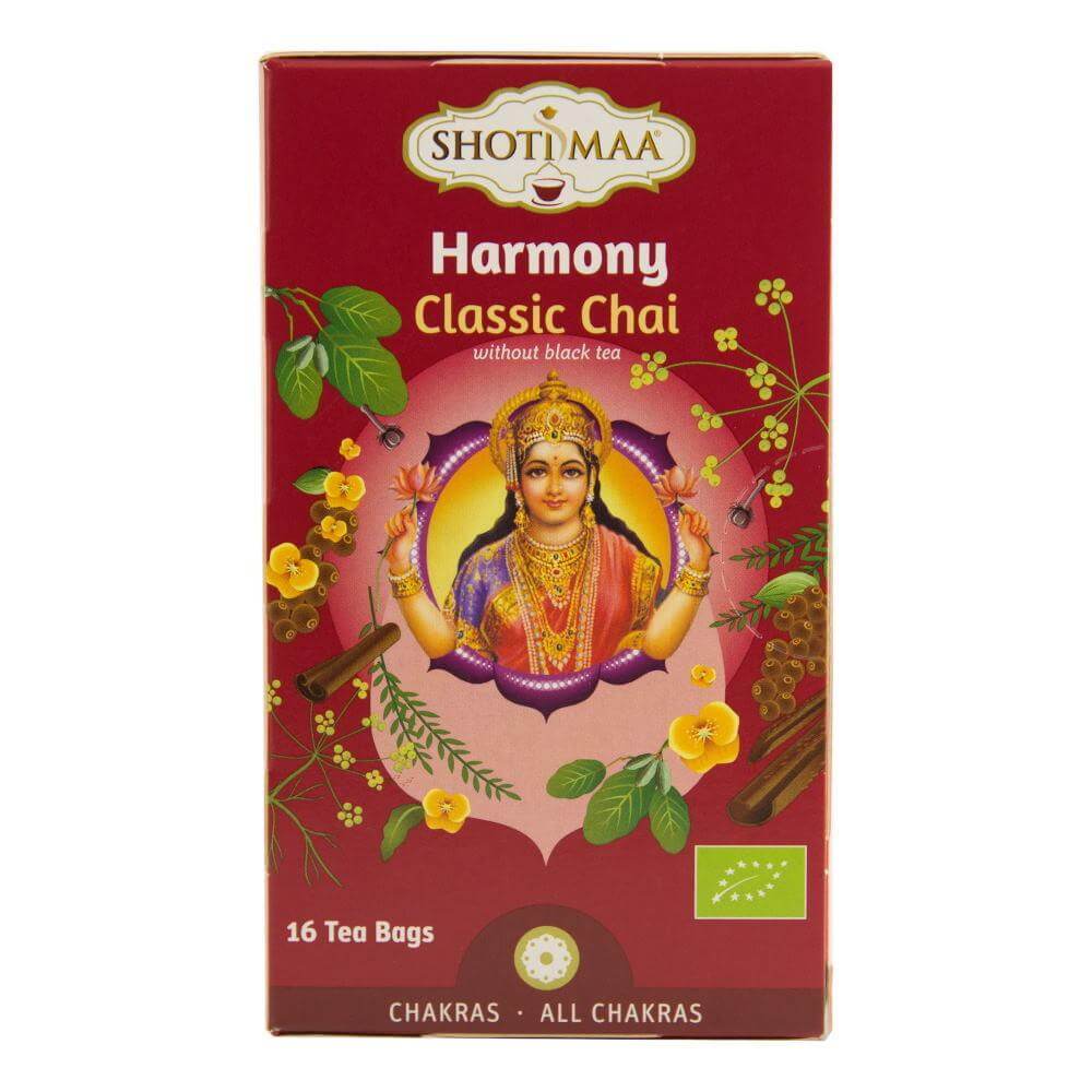 Ceai shotimaa chakras - harmony - chai clasic 16 plicuri, bio, 32 g