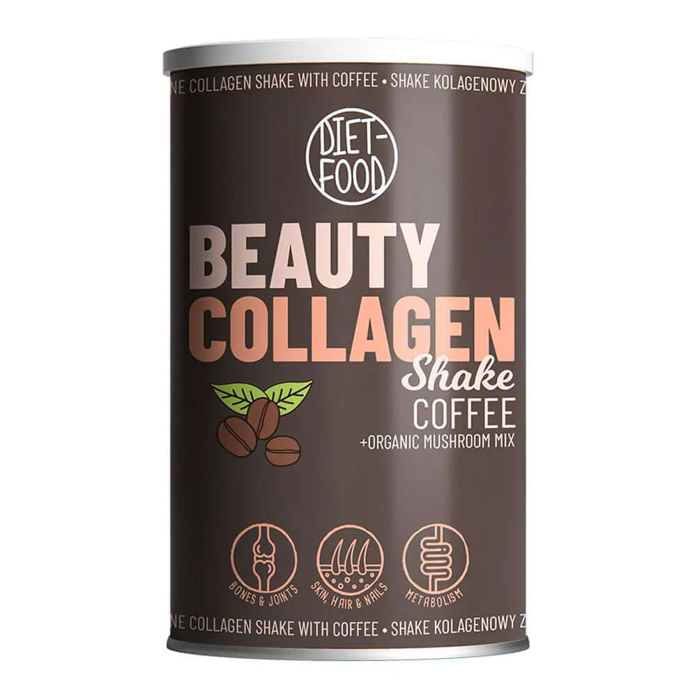 Beauty Colagen Shake cu cafea Diet Food, 300g, natural