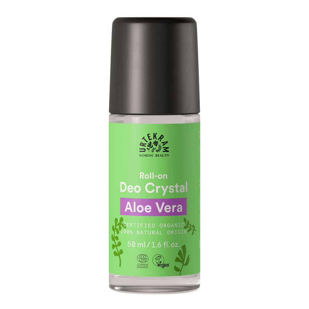 Deodorant roll-on cu aloe vera Urtekram Aloe Vera, bio, 50 ml