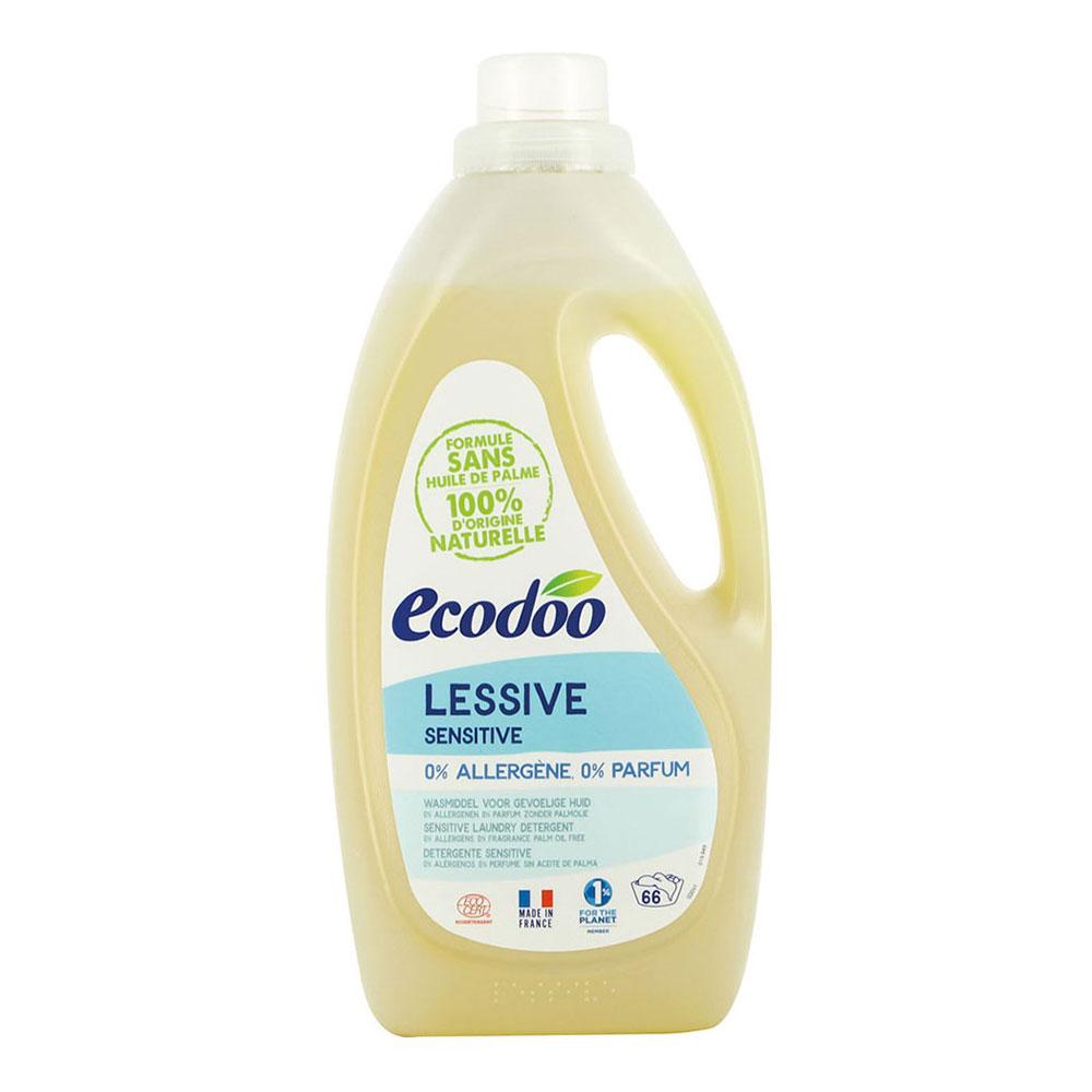 Detergent de rufe fara alergeni, fara parfum Ecodoo, bio, 2 L