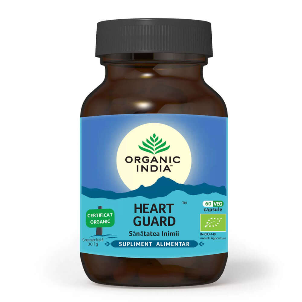 Heart Guard-Sanatatea Inimii Organic India, bio, 60 capsule